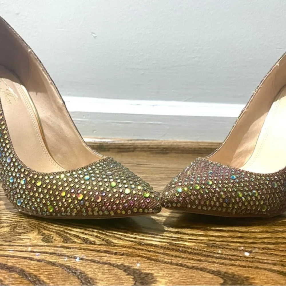 Vigo Fiore Iridescent Rhinestone‎ Size 7 - Picture 2 of 5